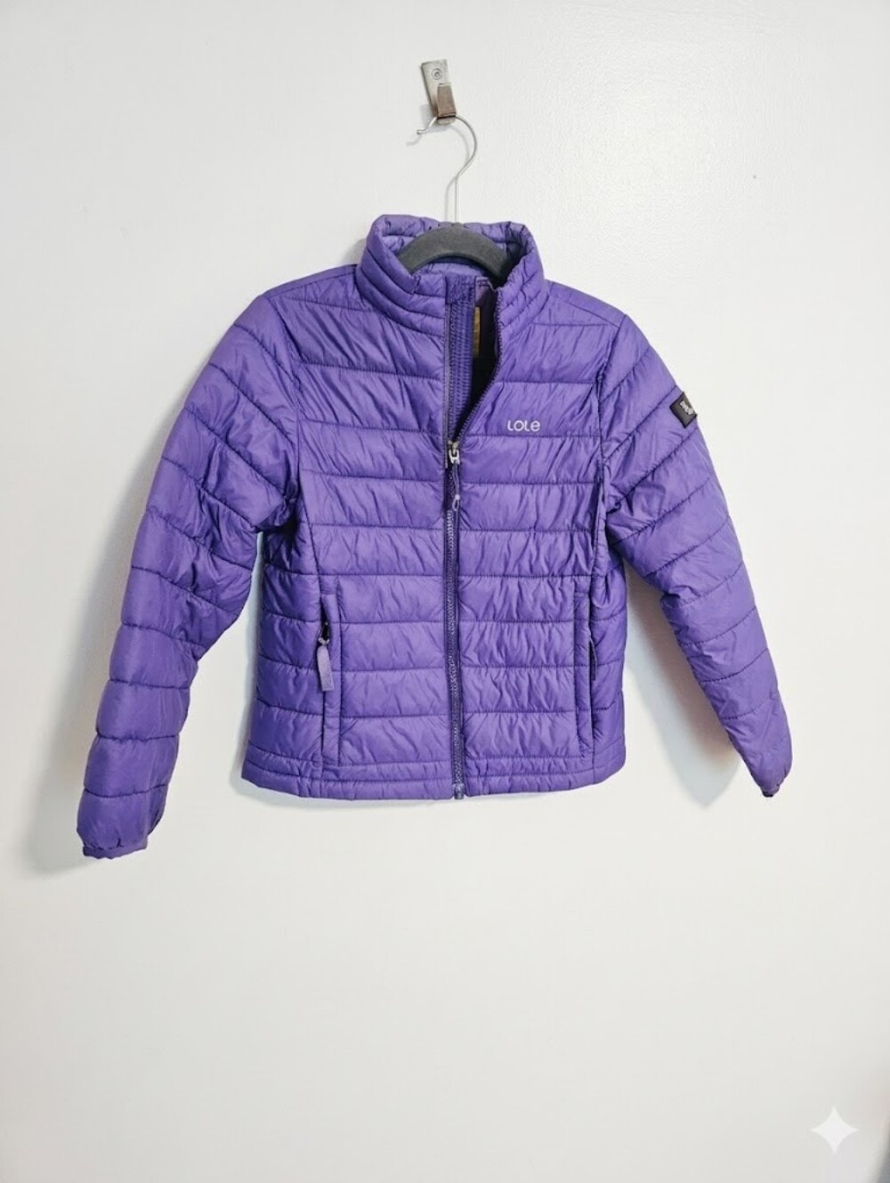 Lole Purple Lightweight Puffer Jacket Size S 6 Years Youth Girl